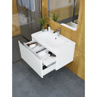 Тумба под раковину ArtMax Sanremo AM-Sanremo-800-1C-SO-BL 80 см белый